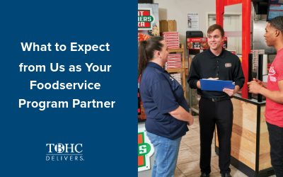 What to Expect from Us as Your Foodservice Program Partner